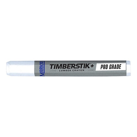Lumber Crayon, Large Tip, White Color Family, Clay, 12 PK MPN:80380