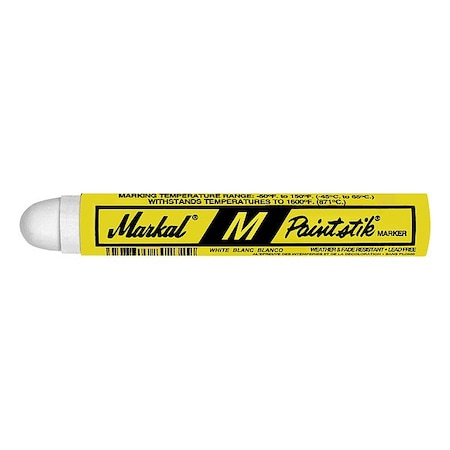 Paint Crayon, Large Tip, White Color Family, 12 PK MPN:81920