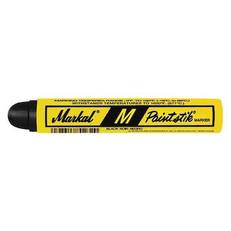 Paint Crayon, Large Tip, Black Color Family, 12 PK MPN:81923