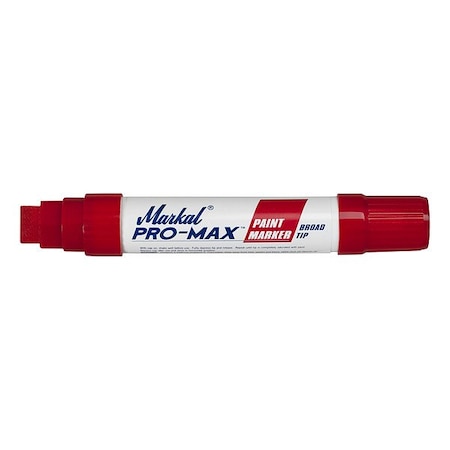 Paint Marker, Medium Tip, Red Color Family, Paint MPN:90902