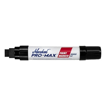 Paint Marker, Medium Tip, Black Color Family, Paint MPN:90903