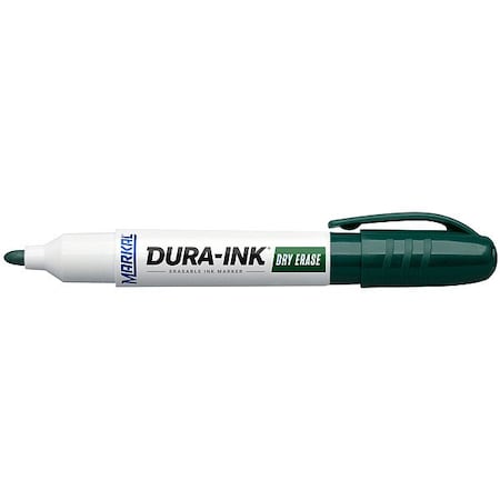 Dry Erase Marker, Barrel Type, Green MPN:96573