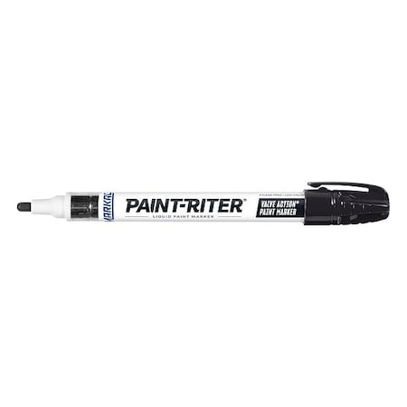 Paint Marker, Medium Tip, Black Color Family, Paint MPN:96823