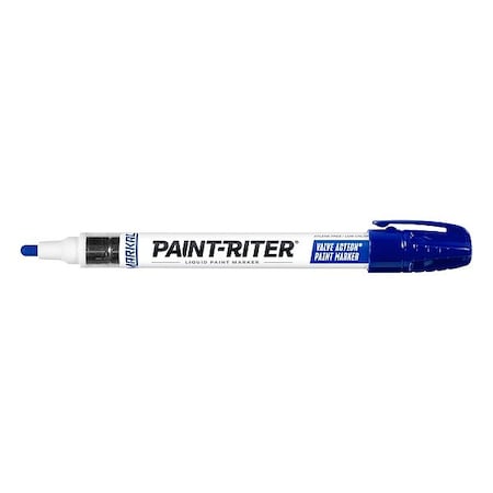 Paint Marker, Medium Tip, Blue Color Family, Paint MPN:96825