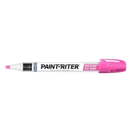 Paint Marker, Medium Tip, Pink Color Family, Paint MPN:96830