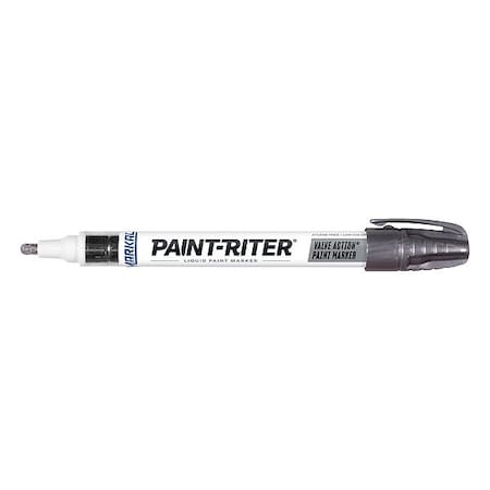 Paint Marker, Medium Tip, Aluminum Color Family, Paint MPN:96832