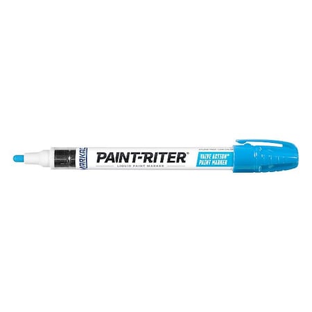 Paint Marker, Medium Tip, Light Blue Color Family, Paint MPN:96835
