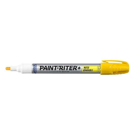 Paint Marker, Medium Tip, Yellow Color Family, Paint MPN:97031