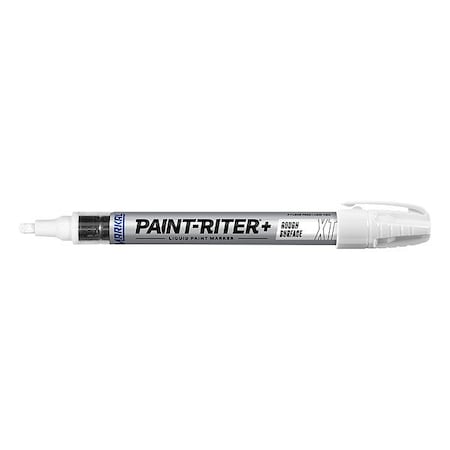 Paint Marker, Medium Tip, White Color Family, Paint MPN:97250