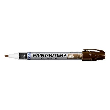 Paint Marker, Medium Tip, Brown Color Family, Paint MPN:97263