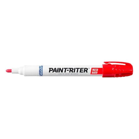 Paint Marker, Medium Tip, Red Color Family, Paint MPN:97402G