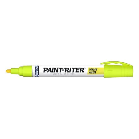 Paint Marker, Medium Tip, Yellow Color Family, Paint MPN:97450G