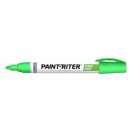 Paint Marker, Medium Tip, Green Color Family, Paint MPN:97451G