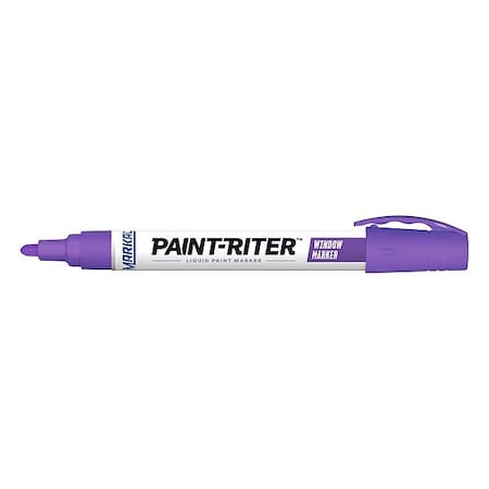Paint Marker, Medium Tip, Purple Color Family, Paint MPN:97455G