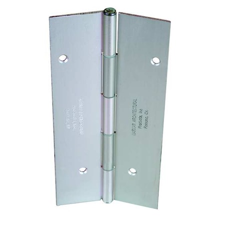 Piano Hinge, Aluminum Alloy, Full Mortise Mounting, 1 3/4 in Leaf W x 8 ft Leaf H, Clear Anodized MPN:FM100-002-628