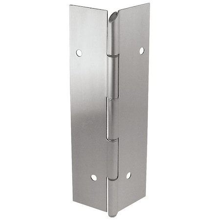 Piano Hinge, Aluminum Alloy, Full Mortise Mounting, 1 3/4 in Leaf W x 8 ft Leaf H, Clear Anodized MPN:FM100-002-628-HT-MP