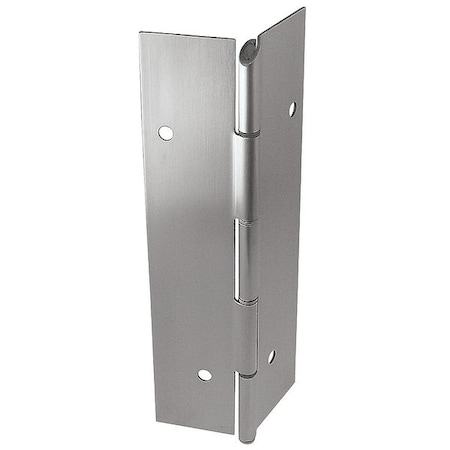 Piano Hinge, Stainless Steel, Full Mortise Mounting, 1 15/16 in Leaf W x 7 ft Leaf H MPN:FM300-001-630-HT-MP