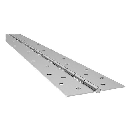 Piano Hinge, Stainless Steel, 7 ft Leaf Ht, 1 3/4 in Leaf W Stainless Steel MPN:FM300-83