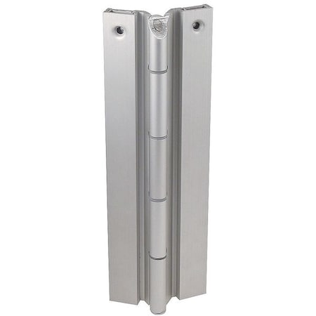 Piano Hinge, Aluminum Alloy, Full Surface Mounting, 1 5/8 in Leaf W x 8 ft Leaf H, Clear Anodized MPN:FS101-002-628-HT-MP-RH