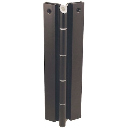 Piano Hinge, Aluminum Alloy, Full Surface Mounting, 1 5/8 in Leaf W x 8 ft Leaf H MPN:FS102-002-313-HT-MP