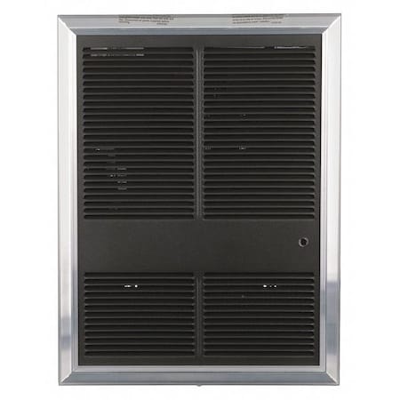 Recessed Electric Wall-Mount Heater, Recessed or Surface, 1500 W, 120V AC, Brown/Aluminum MPN:E3323TD-RP