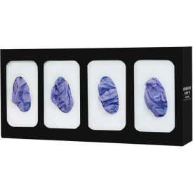 Bowman® Glove Box Dispenser - Quad - Divided 21.19