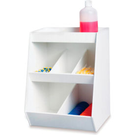 Marketlab™ Fixed Benchtop Organizer with 5 Bins & 1 Shelf 12