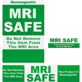 Newmatic Medical MRI Safe Labels Green 12/Pack 12125