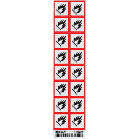 Marketlab™ Vinyl GHS Flammable Labels 1