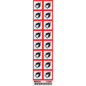 Marketlab™ Paper GHS Flammable Labels 1