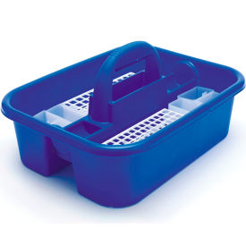 Marketlab™ Phlebotomy Tote w/Bin Cups & Tube Racks Blue 10463