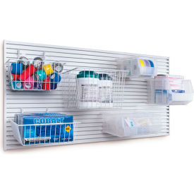 Marketlab™ LabWall Panel Bundle Plus Bins and Baskets 4'W x 2'H 15558