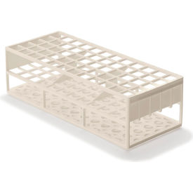 Marketlab™ Tube Rack for 17mm Tubes Acetal Resin White Pack of 2 1882-WH