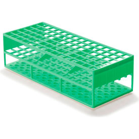 Marketlab™ Acetal Resin Tube Rack for 13mm Tubes Green Pack of 2 1892-GN