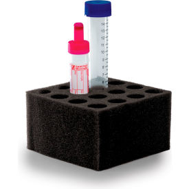Marketlab™ Foam Tube Racks For 16mm-17mm Tubes Black Pack of 5 6337