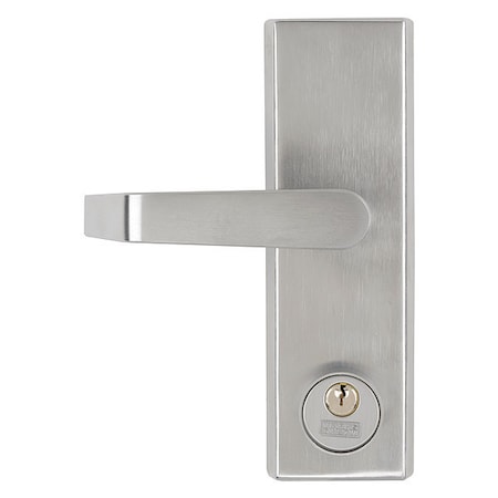 Exit Device Trim, Medium Duty, Chrome MPN:MESC600A 26D