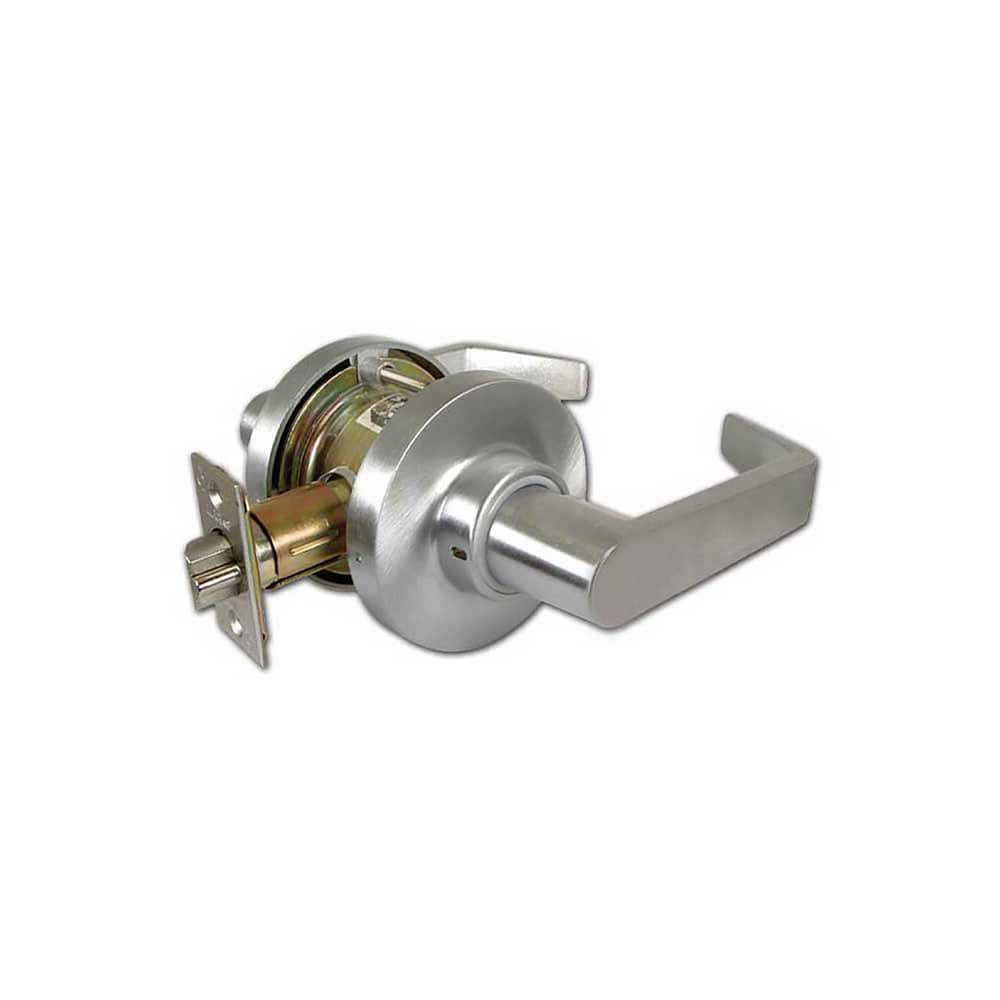 Lever Locksets; Lockset Type: Passage ; Key Type: Keyed Different ; Cylinder Type: None ; Material: Steel ; Finish: Satin Chrome ; Strike Type: ASA Strike MPN:175N-26D