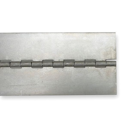 Piano Hinge, Aluminum Alloy, Full Surface Mounting, 1 in Leaf W x 72 in Leaf H, Aluminum Alloy MPN:4PPC3