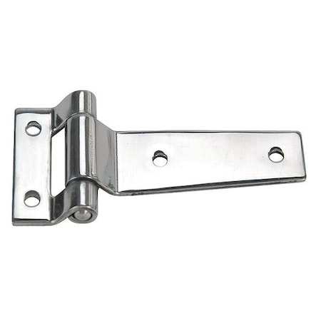 Strap Hinge, Stainless Steel, Full Surface Mounting, 2 1/16 in Leaf W x 4 3/32 in Leaf H MPN:4PRA5
