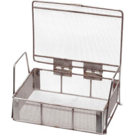 Marlin Steel Small Parts Wire Basket Lid 10 Opening / Linear Inch 7x5x2 Steel Price Each for Qty 1-4 00-00368214-38