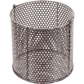 Marlin Steel Perforated Round Basket 8-5/8