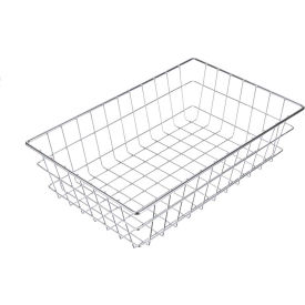 Marlin Steel Plain Steel Chrome Plated Display Basket 20