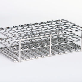 Marlin® Steel Test Tube Rack 316 Stainless Steel 10