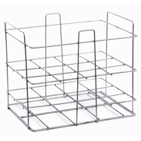 Bottle Rack, 11.13 in D, 14 7/8 in W, Silver MPN:02482001-38