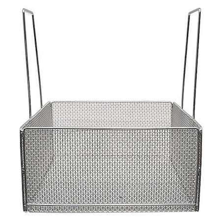 Rectangular Parts Washing Basket, #4 Mesh Size, Stainless Steel, Silver MPN:00-00007001A-31