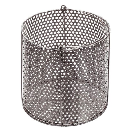 Round Parts Washing Basket, #4 Mesh Size, Steel, Natural MPN:00-00368224-81