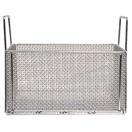 Rectangular Parts Washing Basket, #4 Mesh Size, Stainless Steel, Silver MPN:00-103A-31