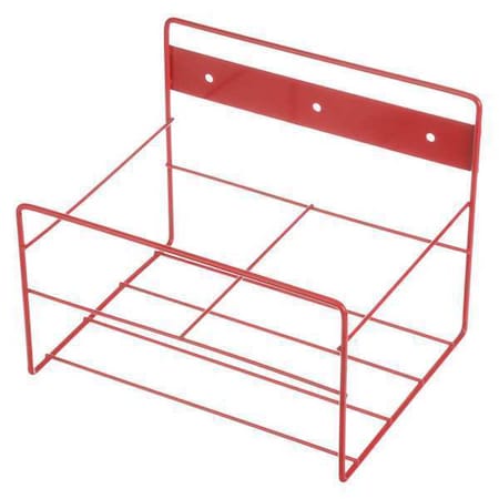 Rectangular Storage Basket, Steel, Red MPN:01431004-05