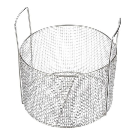 Round Parts Washing Basket, #4 Mesh Size, Stainless Steel, Silver MPN:101-31