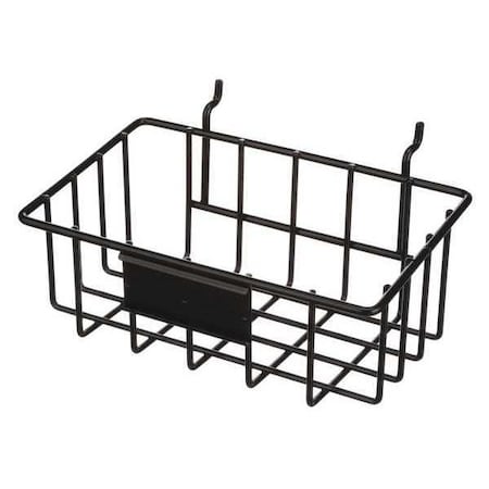Rectangular Storage Basket, Steel, Black MPN:920-01